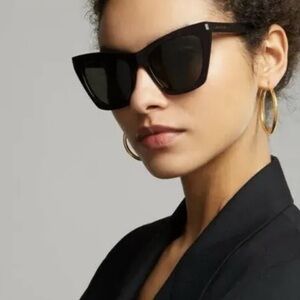 Saint Laurent KATE Cat-Eye Sunglasses.